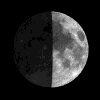 Luna en Cuarto creciente