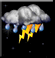 Nearby thunderstorm, Light rain, Showers, Thunderstorm Nearby thunderstorm, Light rain, Showers, Thunderstorm