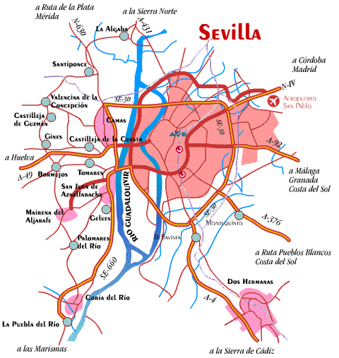 Mapa Sevilla